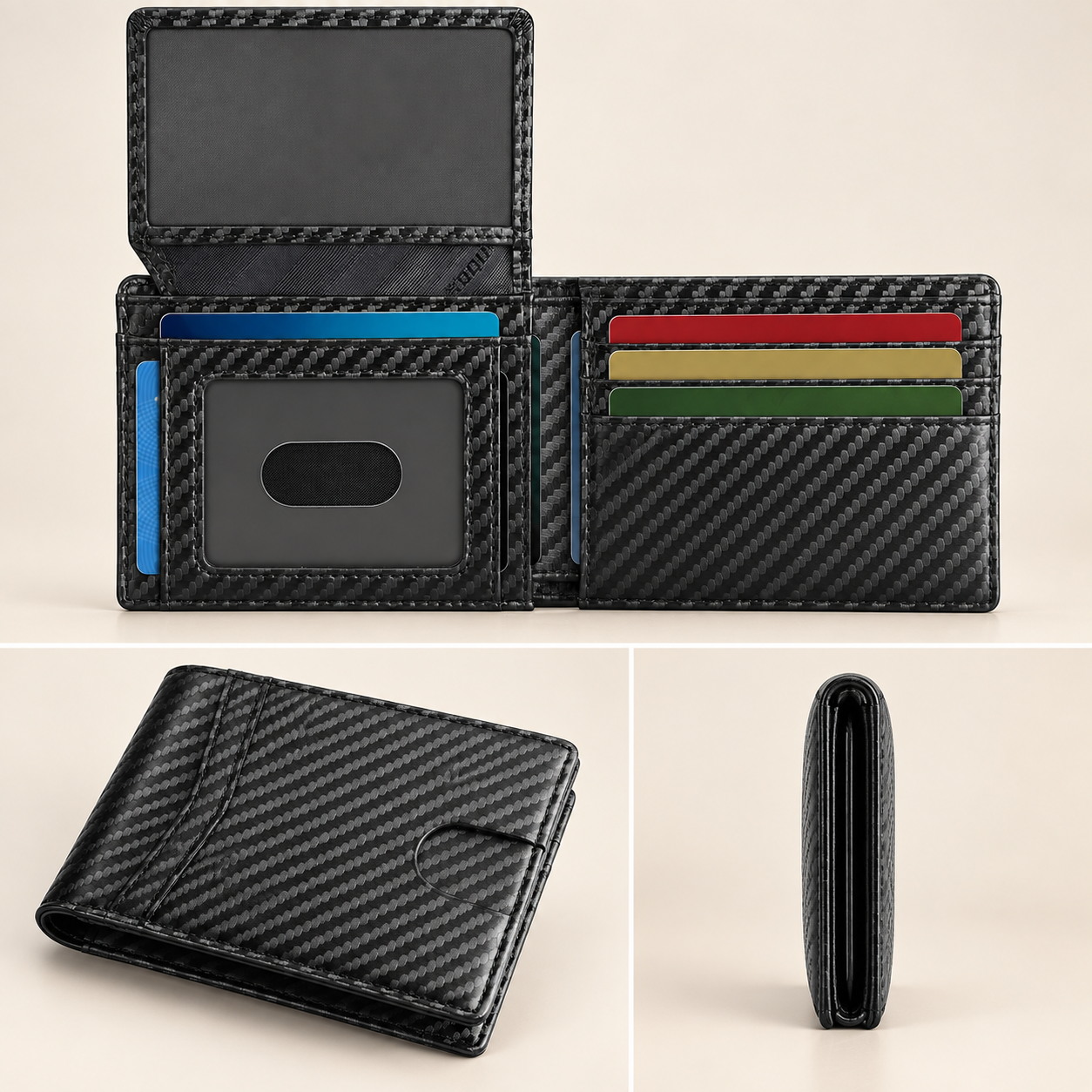 皮具钱包产品展示 / Leather wallet collection